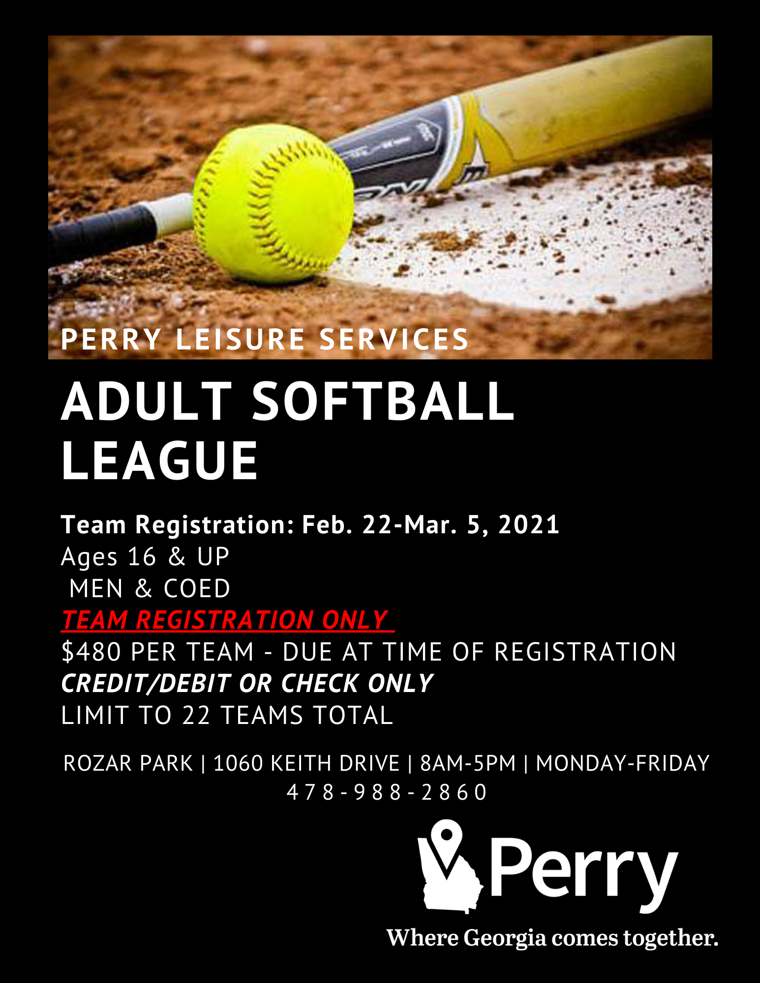 Photo for Adult Softball Registration - Spring 2021