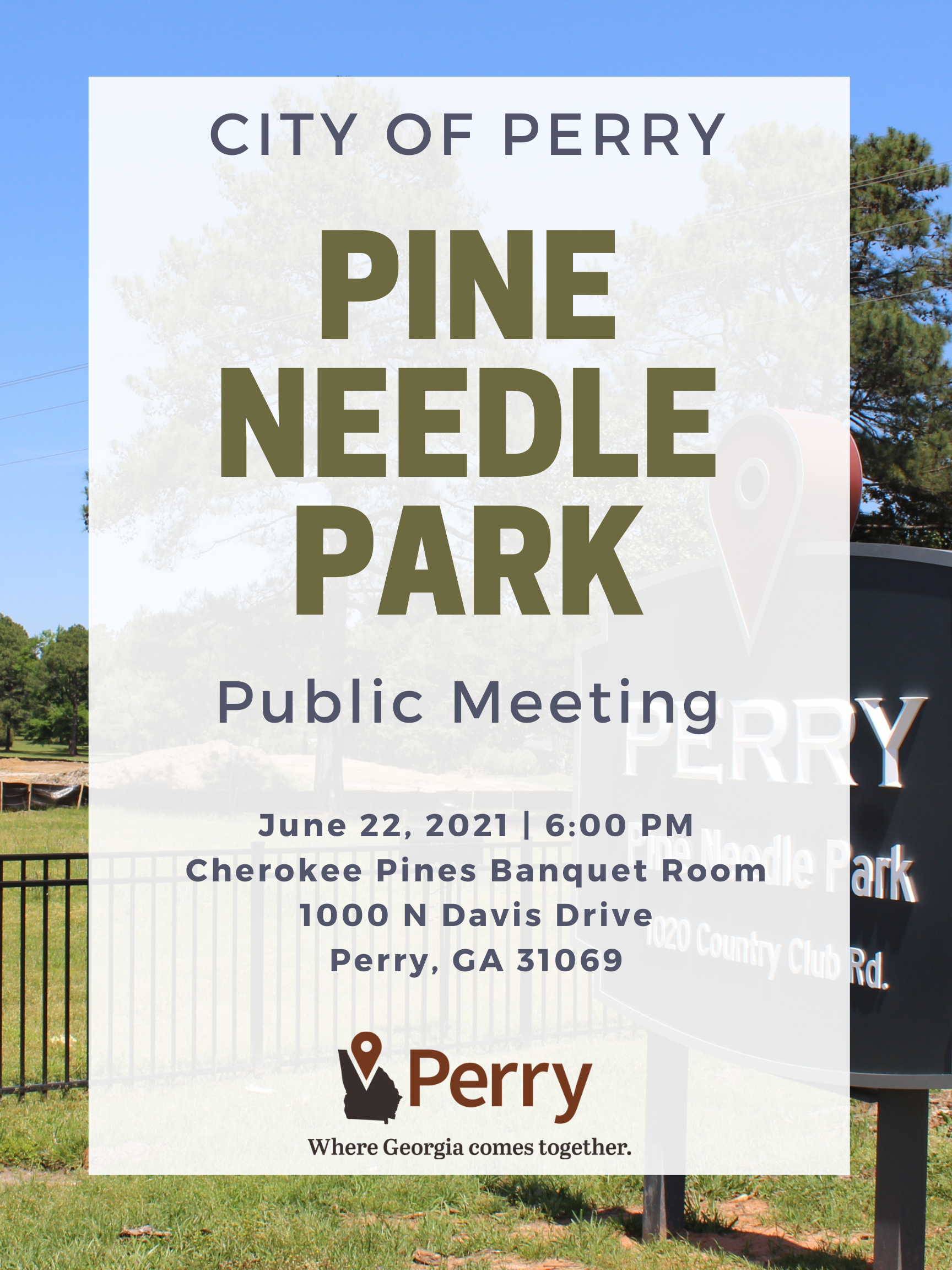 Photo for Pine Needle Park Public Meeting | June 22