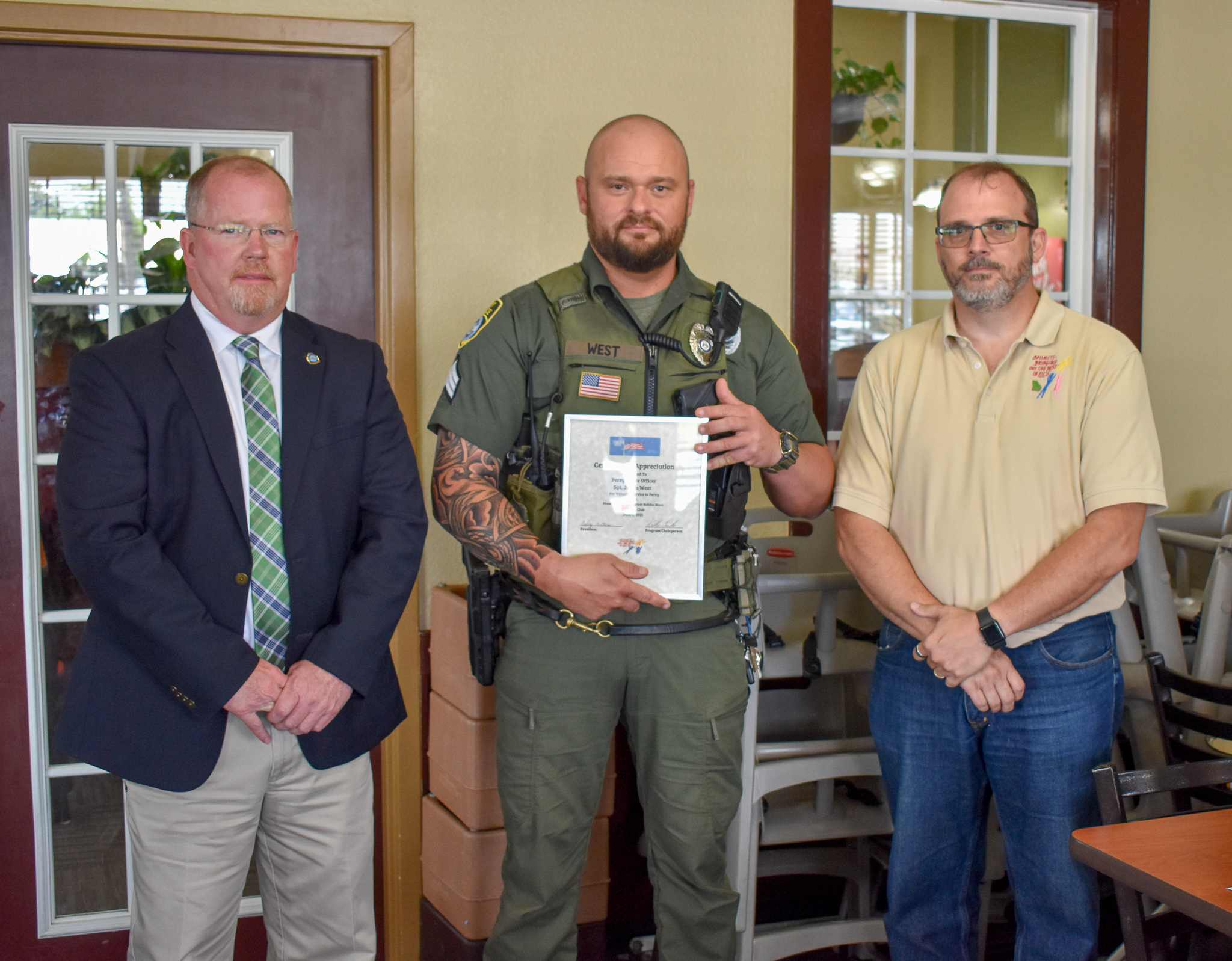 Photo for Sergeant West Named Officer of the Year