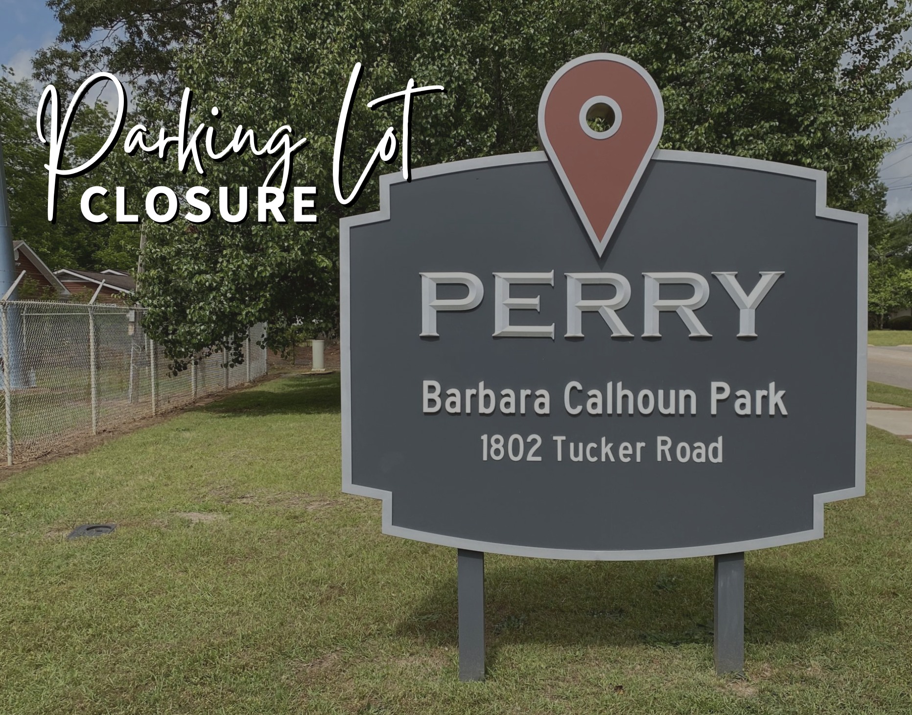 Photo for Temporary Parking Lot Closure at Barbara Calhoun Park