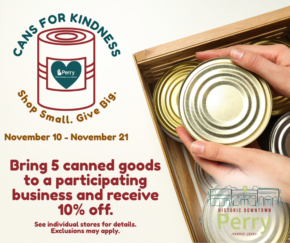 Click to Read Perry Launches “Cans for Kindness” to Support Families Impacted by Government Shutdown Photo for Perry Launches “Cans for Kindness” to Support Families Impacted by Government Shutdown