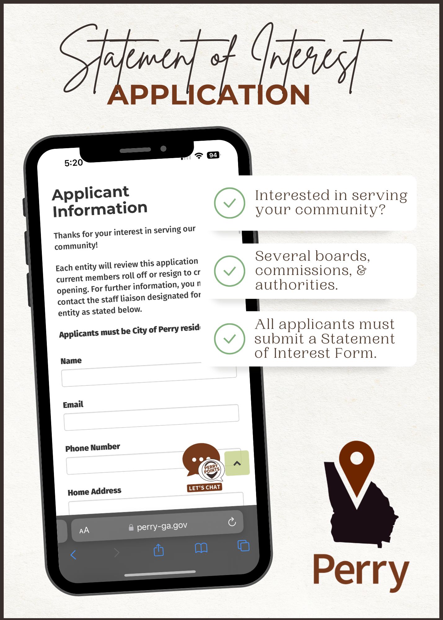 Photo for Statement of Interest Reappointment Opportunities 2026