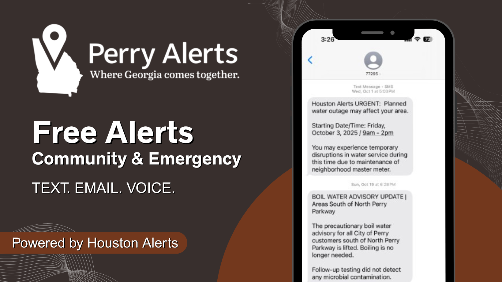 Photo for City of Perry Launches Perry Alerts, Upgrading Emergency and Community Notifications