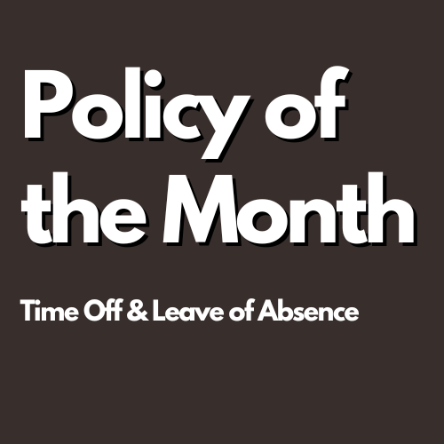 Photo for Time Off &amp; Leave of Absence Policy