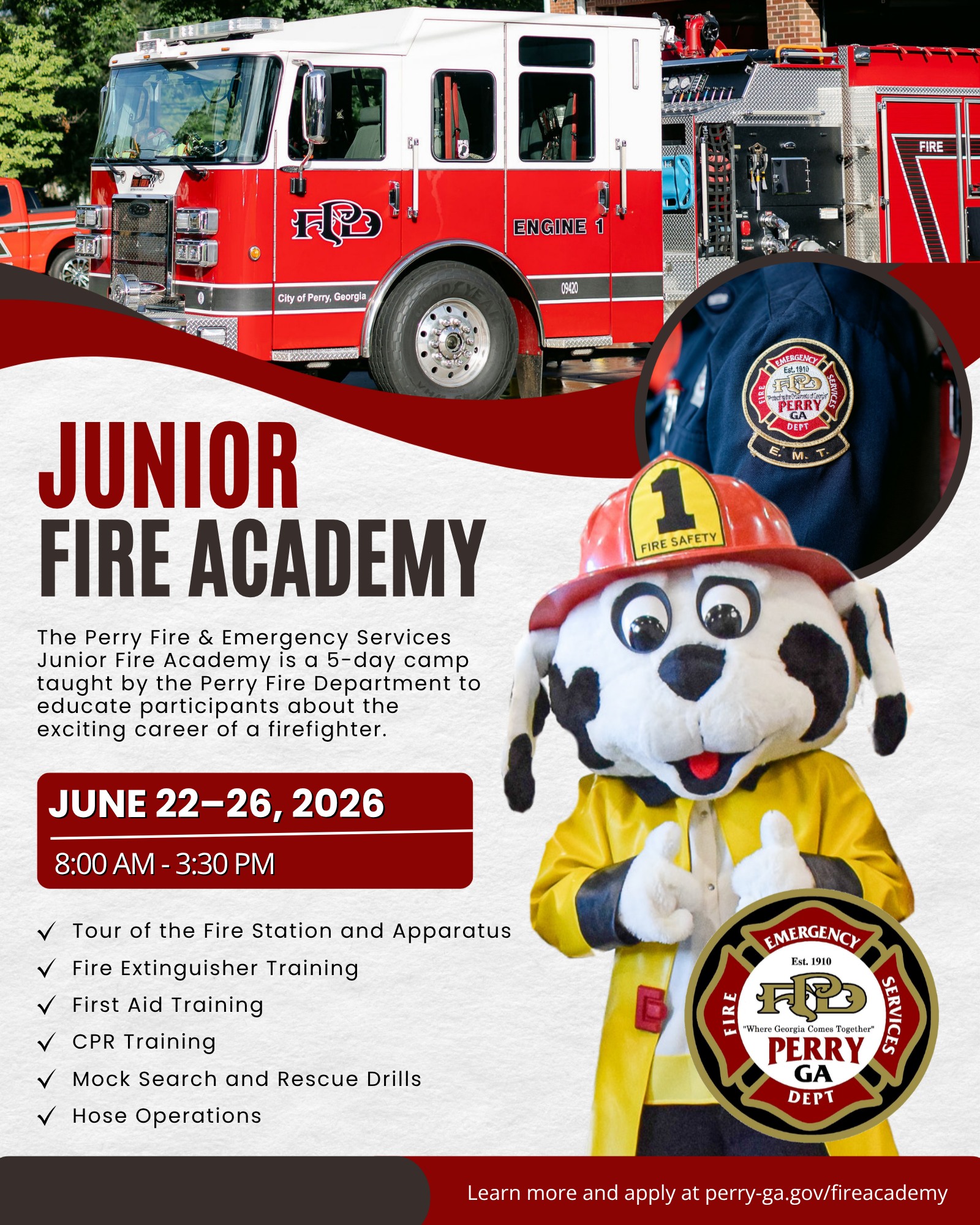 Click to Read 2026 Junior Fire Academy Registration Now Open Photo for 2026 Junior Fire Academy Registration Now Open