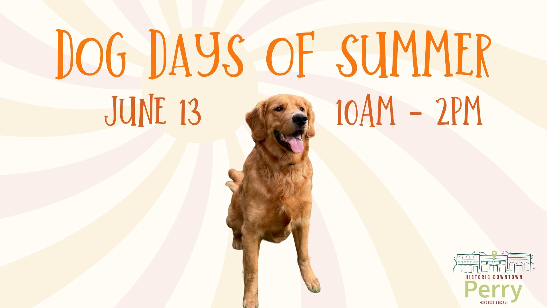 Dog Days of Summer in Historic Downtown Perry