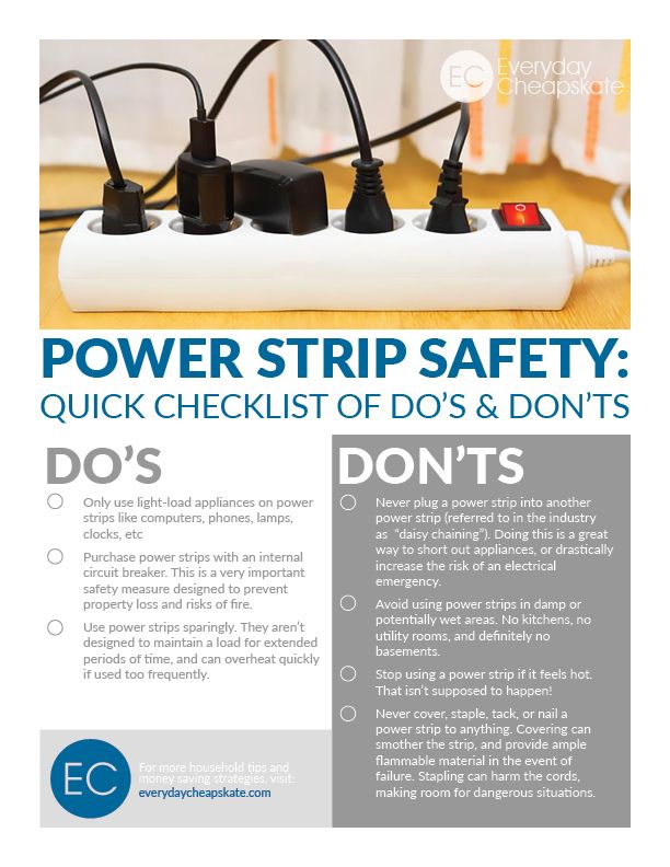 Power Strip Safety
